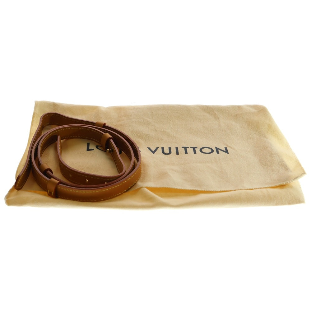 LOUIS VUITTON(ルイヴィトン) モノグラム ソフトトランク メッセンジャー PM ショルダーバッグ ブラウン レザー×PVC ゴールド金具 M68494