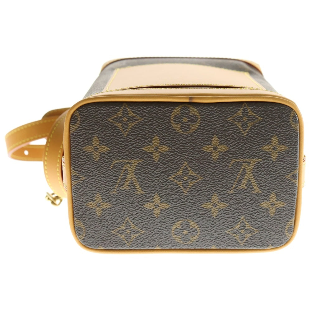 LOUIS VUITTON(ルイヴィトン) モノグラム ミルクボックス ショルダーバッグ ミニバッグ ブラウン レザー×PVC ゴールド金具 M44877