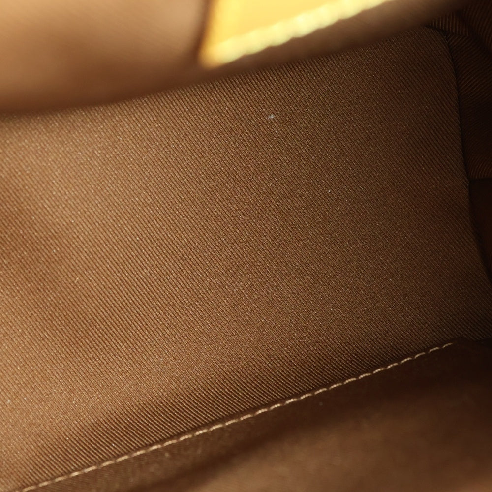 LOUIS VUITTON(ルイヴィトン) モノグラム ミルクボックス ショルダーバッグ ミニバッグ ブラウン レザー×PVC ゴールド金具 M44877