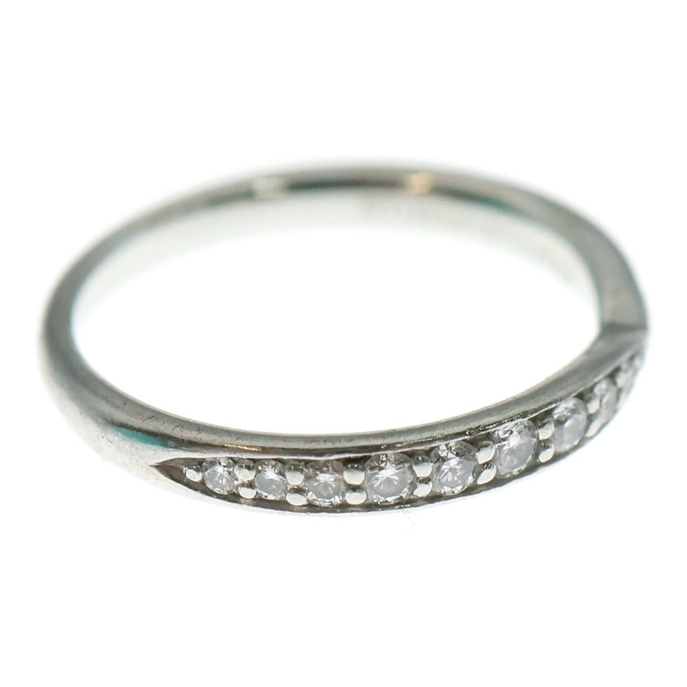 TIFFANY&Co(ティファニー) ハーモニー ハーフエタニティ バンド ダイヤ付リング 指輪 Pt950 プラチナ