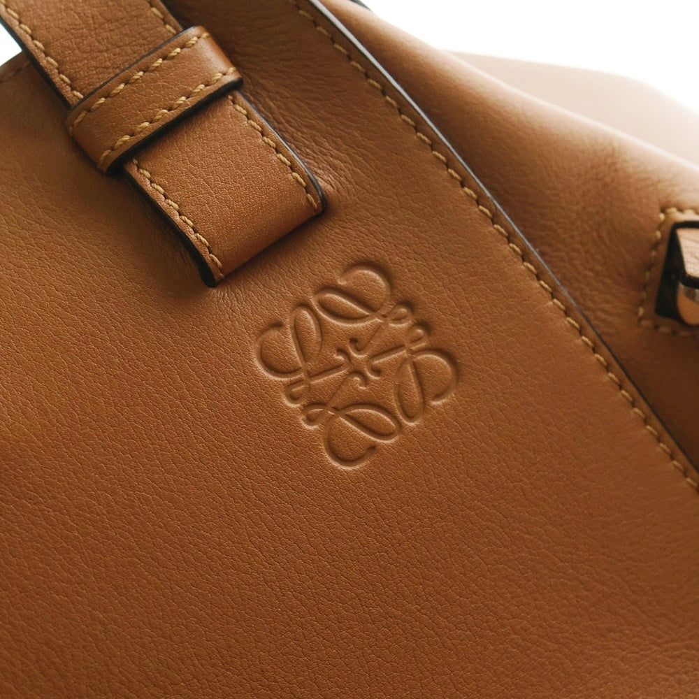 LOEWE(ロエベ) ハンモック アナグラム スモール 2way レザーショルダーバッグ ハンドバッグ ブラウン