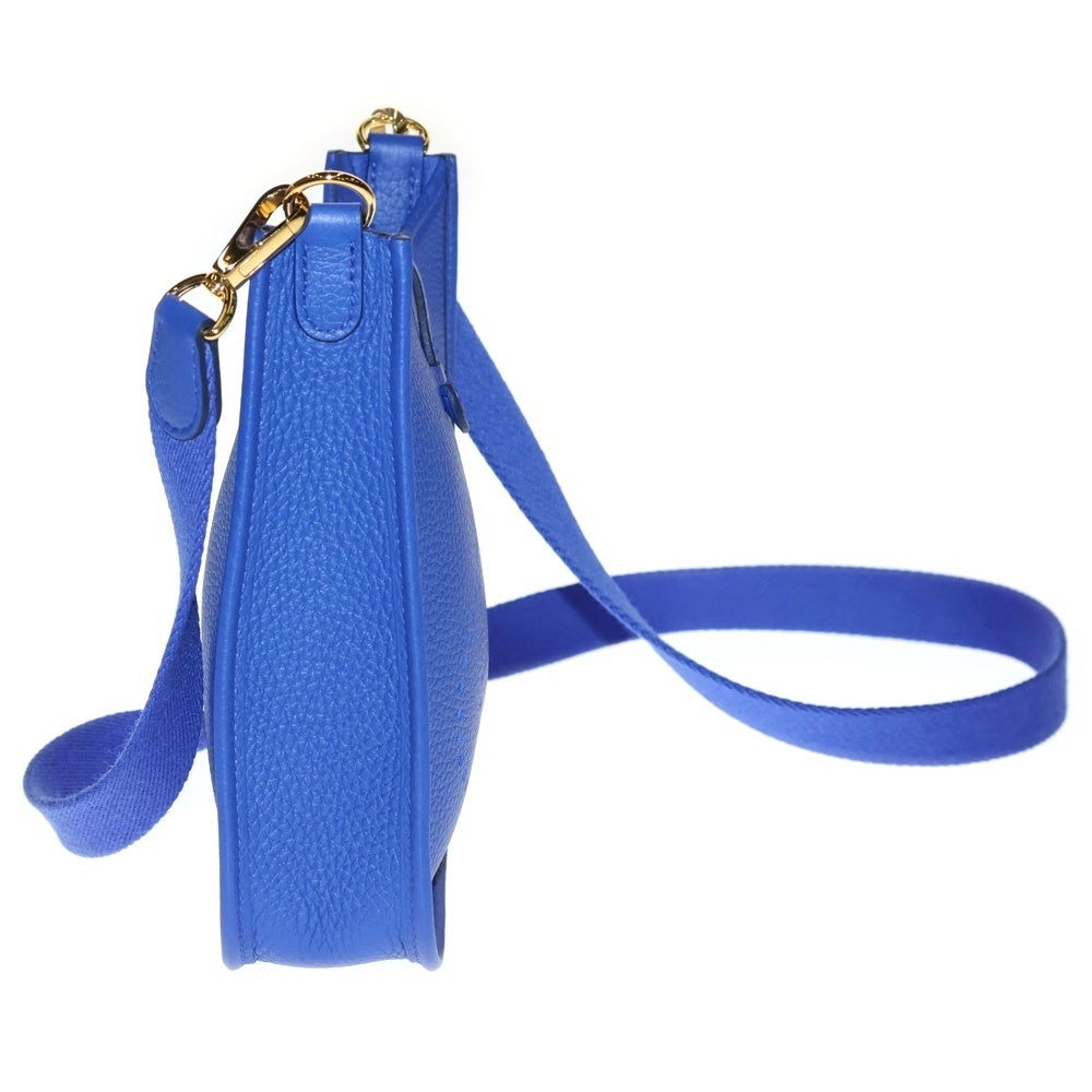HERMES(エルメス) エヴリンTPM ショルダーバッグ ブルーロワイヤル トリヨン ゴールド金具 K刻印