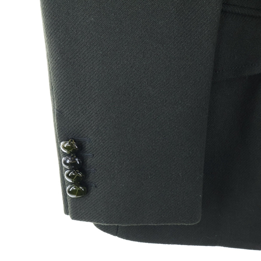 LOUIS VUITTON(ルイヴィトン) ウール 2B テーラード アーミージャケット グリーン VG064/SJ7