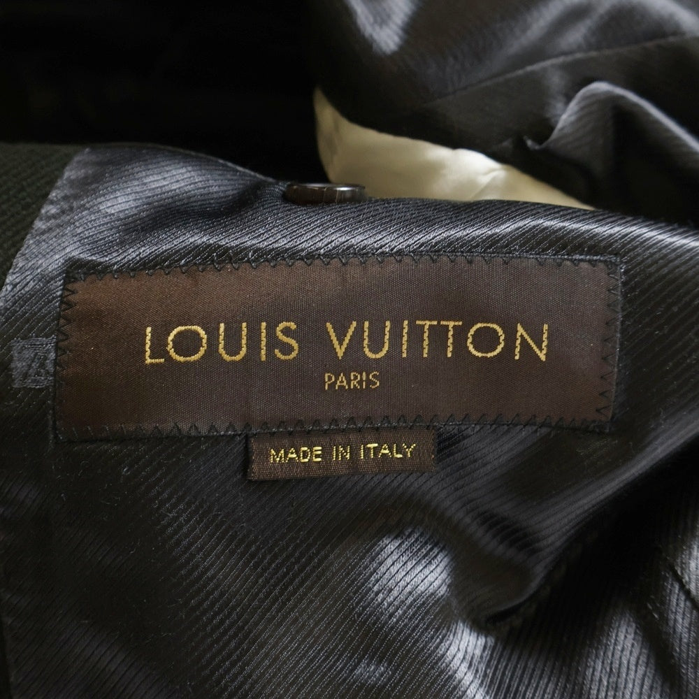 LOUIS VUITTON(ルイヴィトン) ウール 2B テーラード アーミージャケット グリーン VG064/SJ7