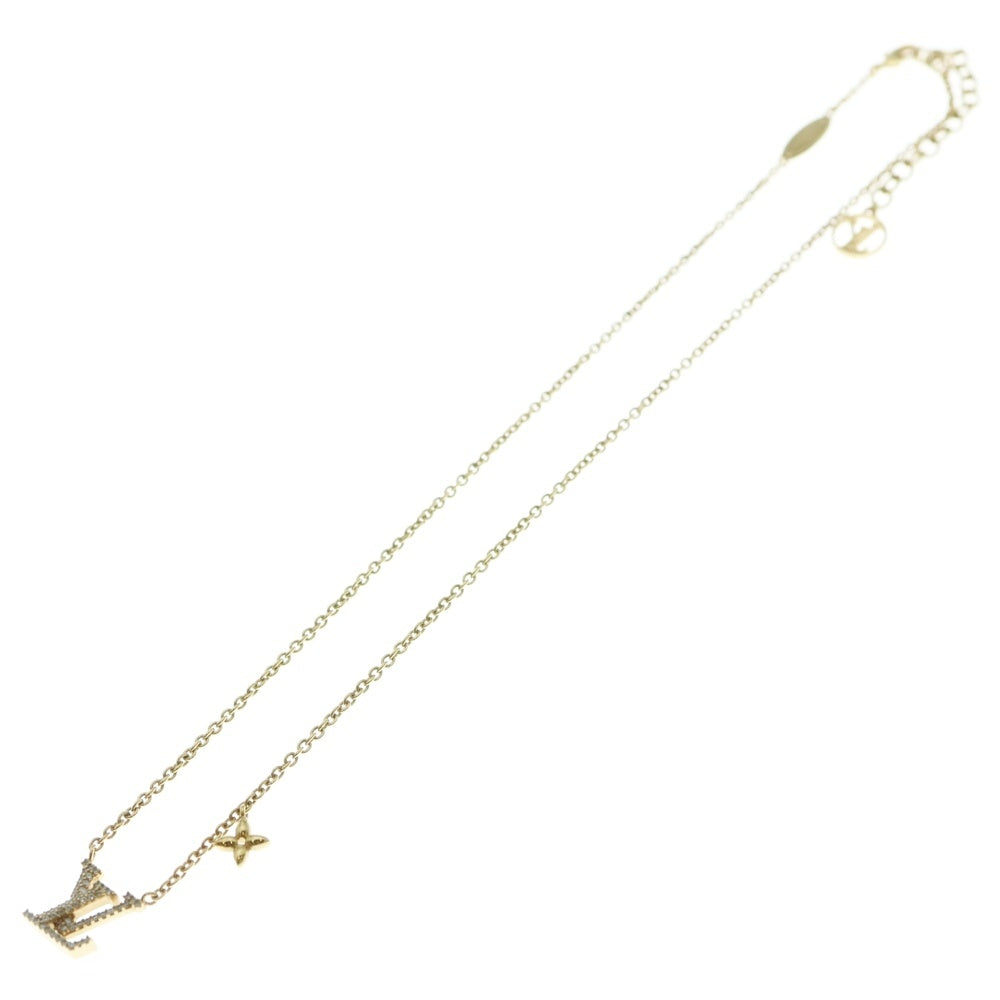 LOUIS VUITTON(ルイヴィトン) コリエ LVアイコニック イニシャル チャーム ネックレス ゴールド M00596