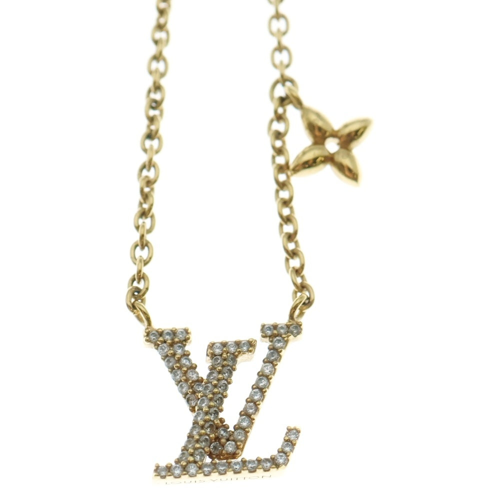 LOUIS VUITTON(ルイヴィトン) コリエ LVアイコニック イニシャル チャーム ネックレス ゴールド M00596