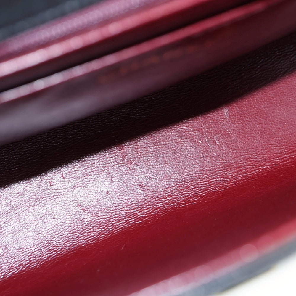 CHANEL(シャネル) マトラッセ キルティング メッセンジャーバッグ ショルダーバッグ ブラック ラムスキン