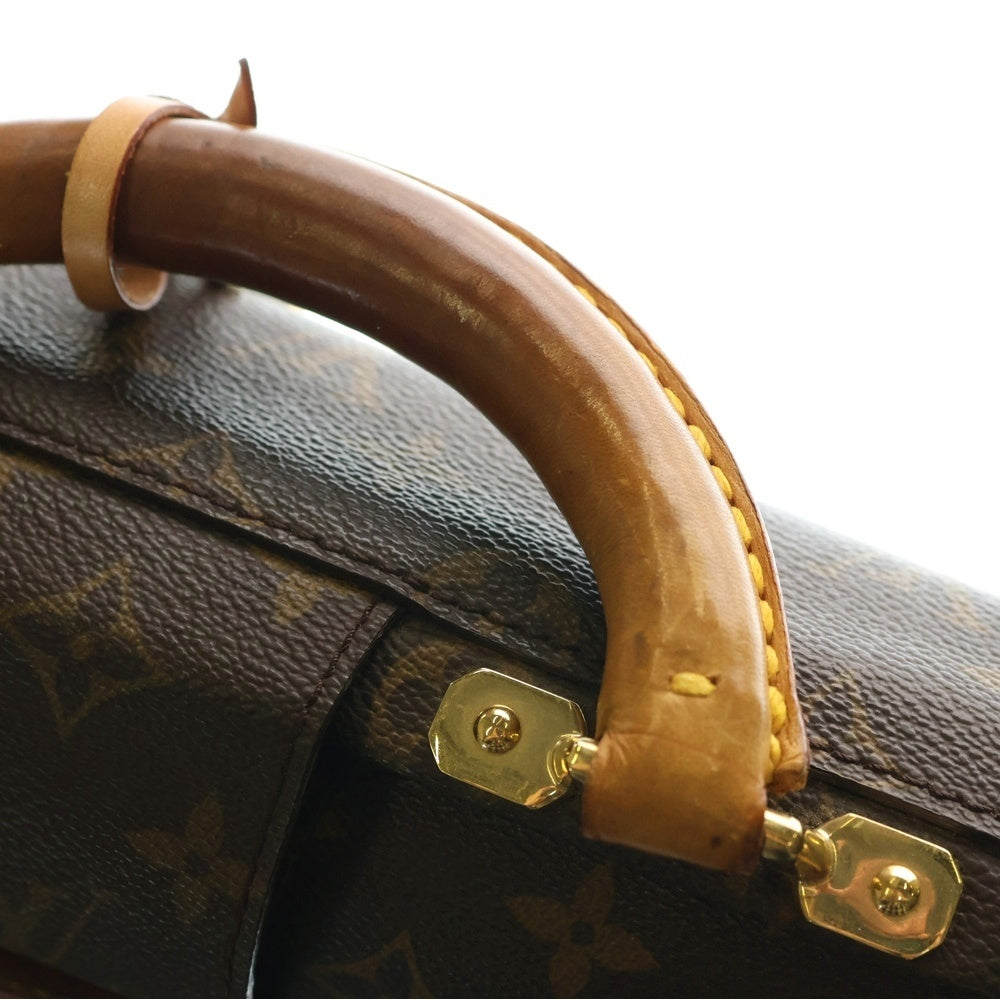 LOUIS VUITTON(ルイヴィトン) モノグラム セルヴィエット フェルモワール ビジネスバッグ ハンドバッグ ブラウン ゴールド金具 レザー×PVC M53305