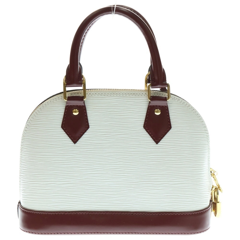 LOUIS VUITTON(ルイヴィトン) エピ アルマBB 2WAYバッグ ハンドバッグ ショルダーバッグ ホワイト×レッド レザー ゴールド金具 M53589