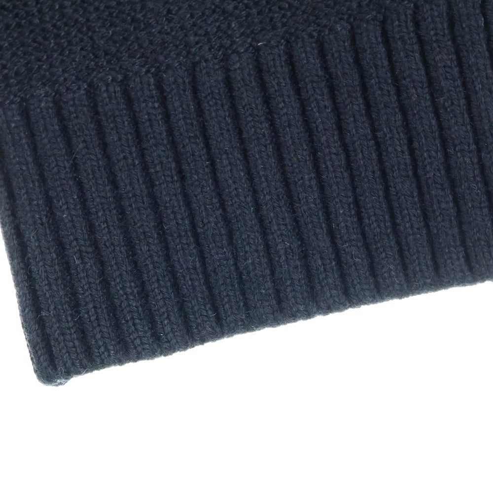 BURBERRY(バーバリー) ウール ケーブルニット クルーネック ロングスリーブ 長袖 セーター ブラック 8036590