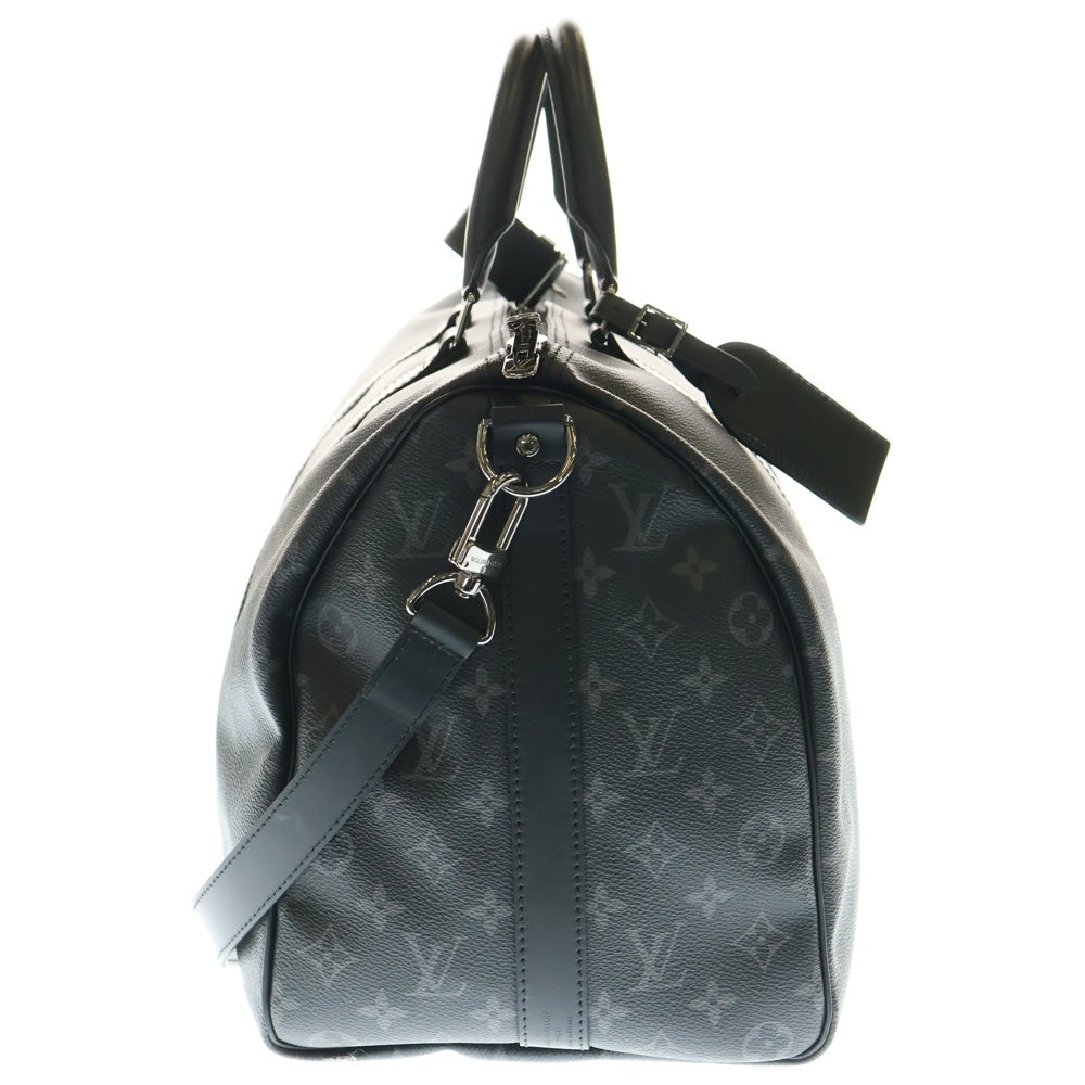 LOUIS VUITTON(ルイヴィトン) モノグラムエクリプス キーポルバンドリエール45 ボストンバッグ ショルダーバッグ ブラック PVC×レザー M40569