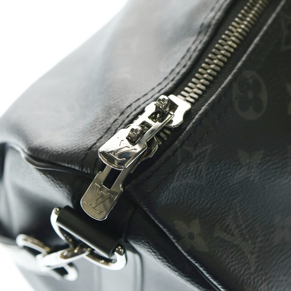 LOUIS VUITTON(ルイヴィトン) モノグラムエクリプス キーポルバンドリエール45 ボストンバッグ ショルダーバッグ ブラック PVC×レザー M40569