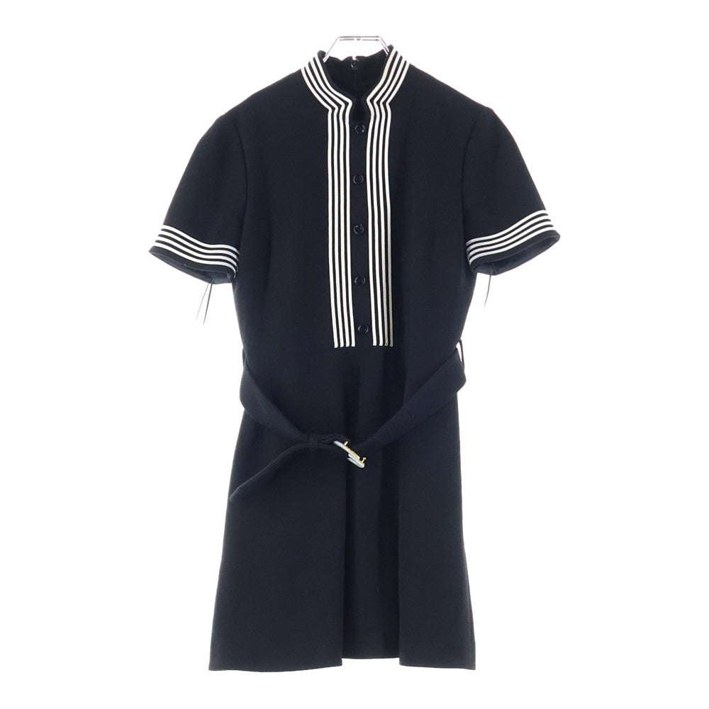 GUCCI ワンピース　ブラック　ノースリーブ　M グッチ　シャギー GUCCI ワンピース ブラック ノースリーブ M グッチ シャギー