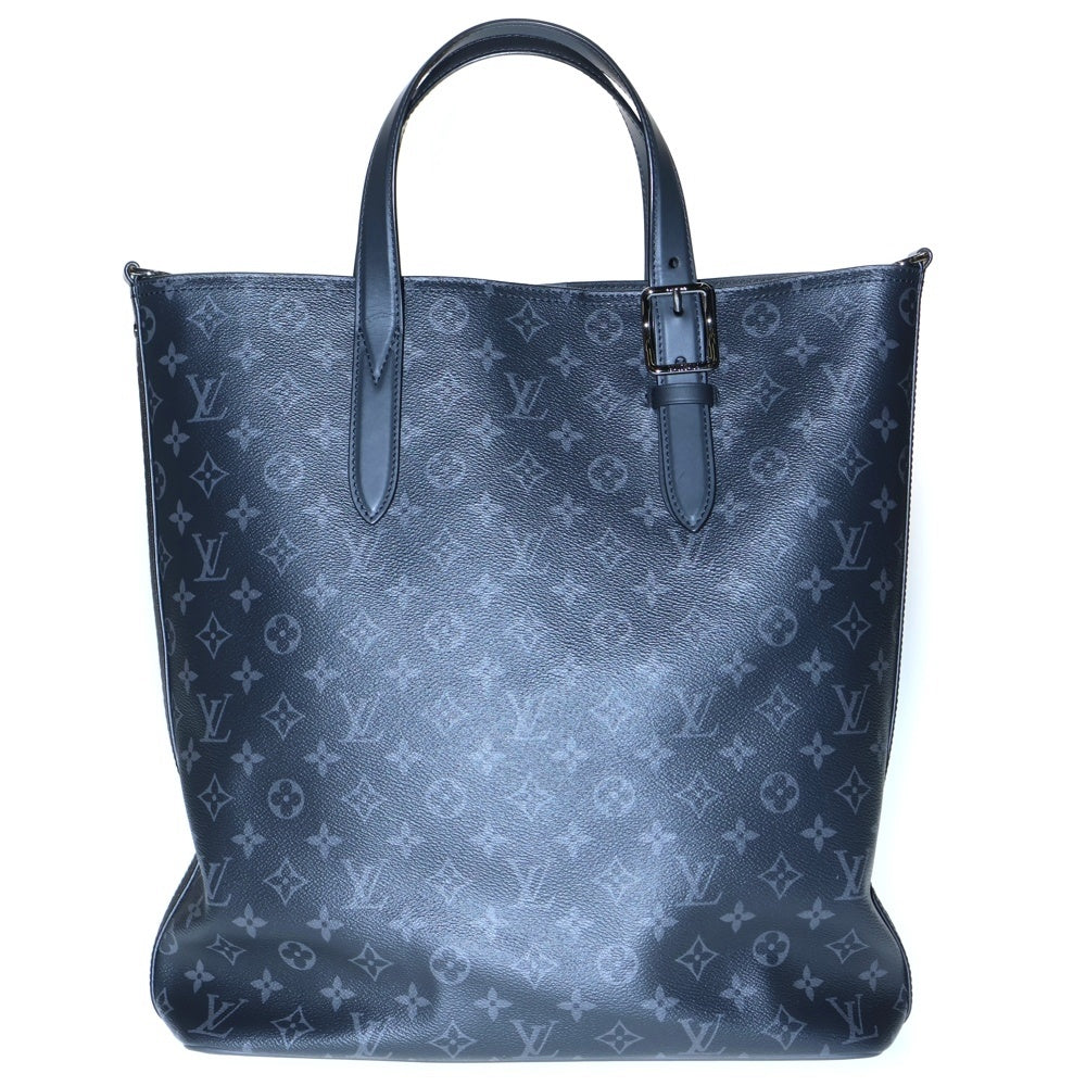 LOUIS VUITTON(ルイヴィトン) モノグラムエクリプス アポロ 2WAYバッグ トートバッグ ハンドバッグ ブラック シルバー金具 レザー×PVC M43421