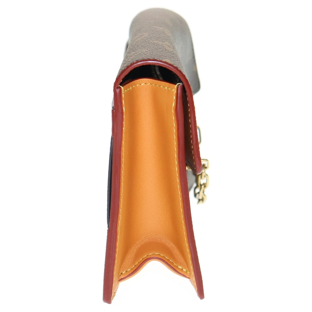 LOUIS VUITTON(ルイヴィトン) モノグラム ロックベルトポーチPM レザーショルダーバッグ ブラウン M44667