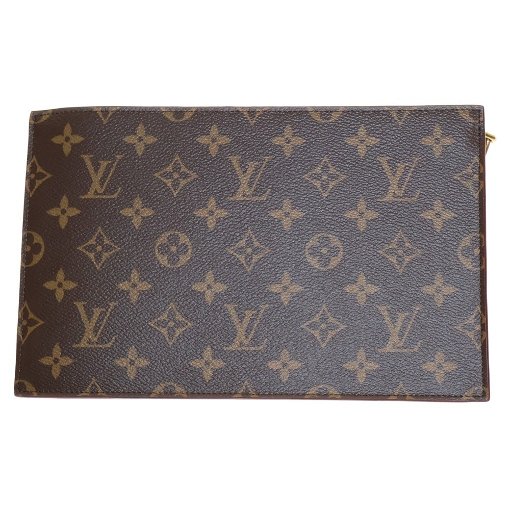 LOUIS VUITTON(ルイヴィトン) モノグラムイディール チェーンクラッチバッグ レザーハンドバッグ ブラウン M55646