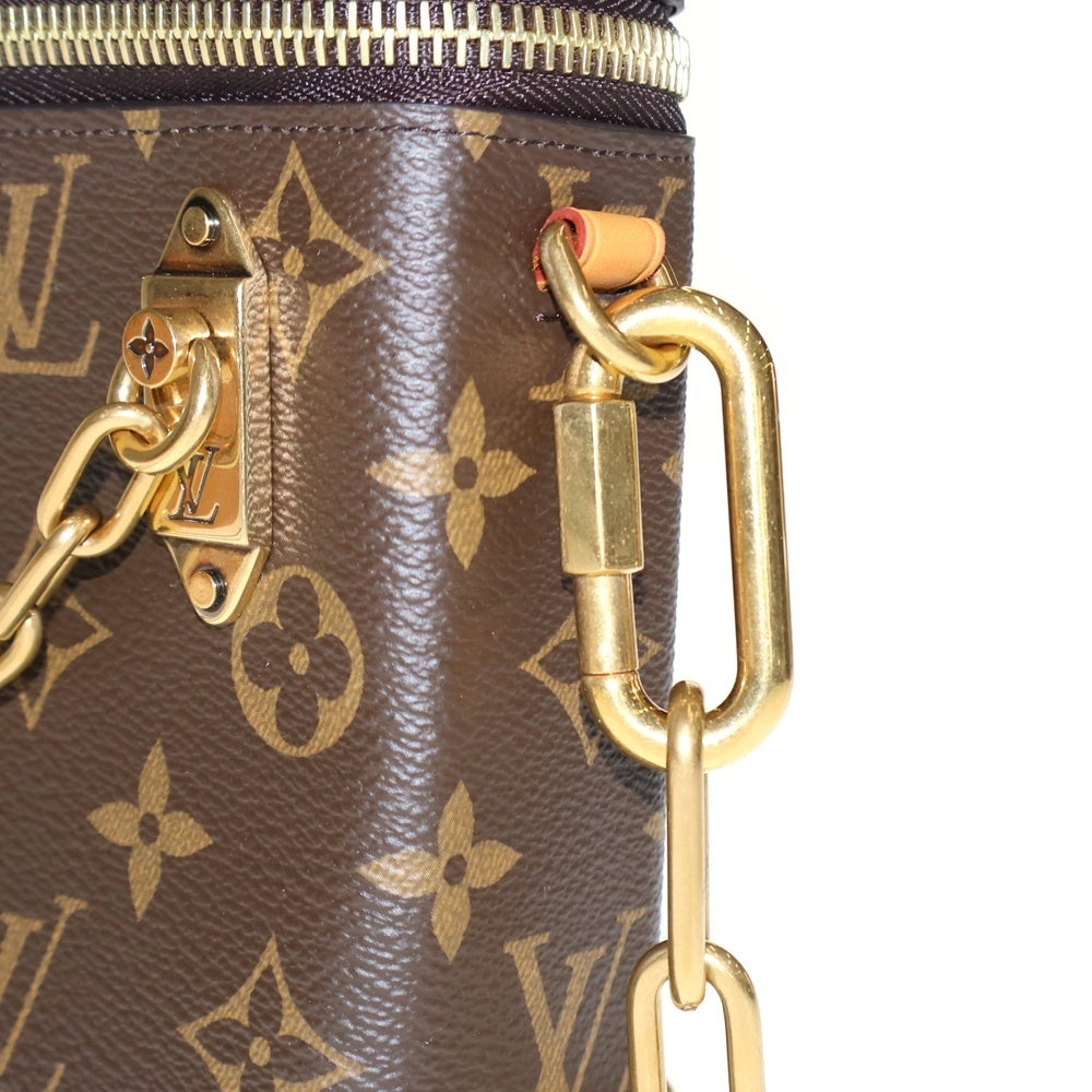 LOUIS VUITTON(ルイヴィトン) モノグラムイディール フォーンボックス チェーンレザーショルダーバッグ ブラウン M44914