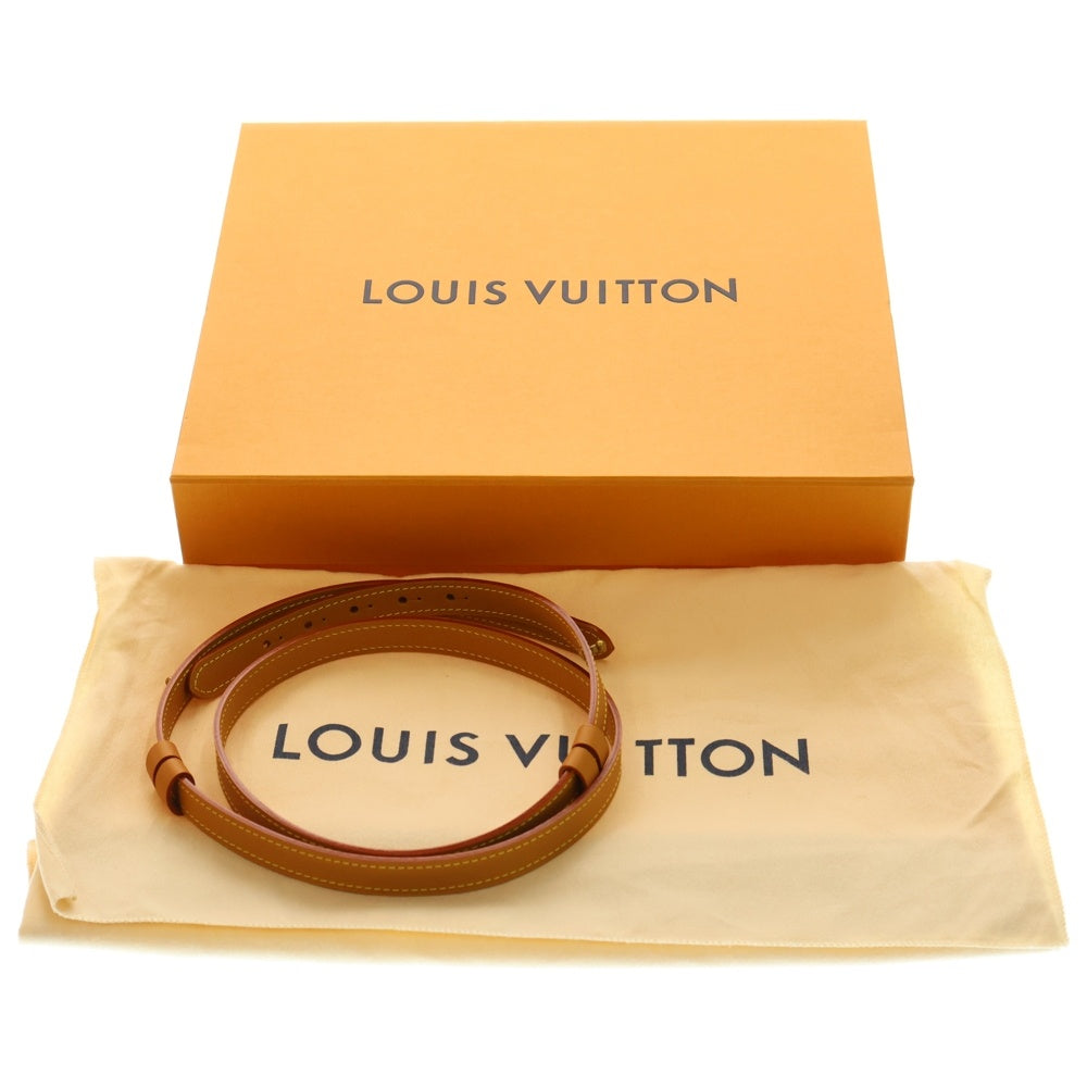 LOUIS VUITTON(ルイヴィトン) モノグラムシャドウ フラット メッセンジャーバッグ レザーチェーンショルダーバッグ ブラック M44635