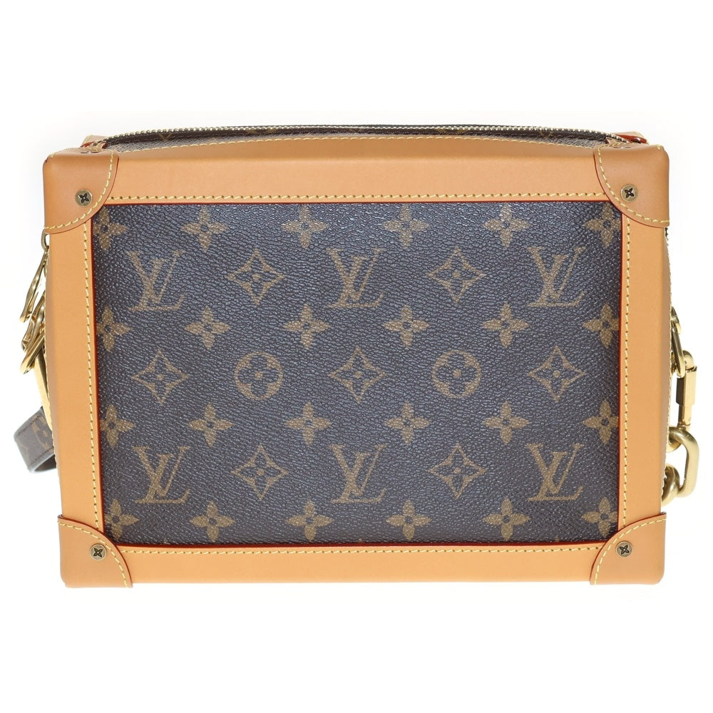 LOUIS VUITTON(ルイヴィトン) モノグラム ソフトトランク レザーチェーンショルダーバッグ ブラウン M44660