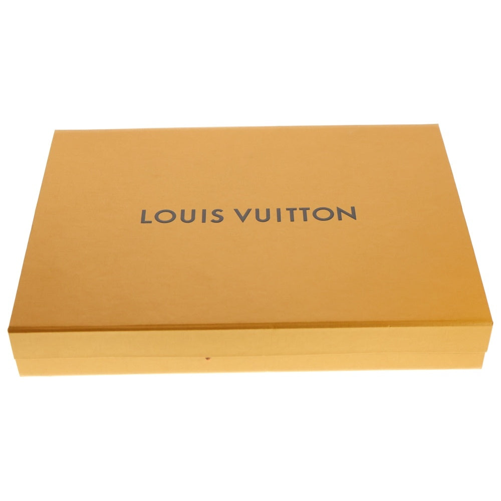 LOUIS VUITTON(ルイヴィトン) エシャルプ シティフリオ フリンジ マフラー ストール グレー×オレンジ MP2153