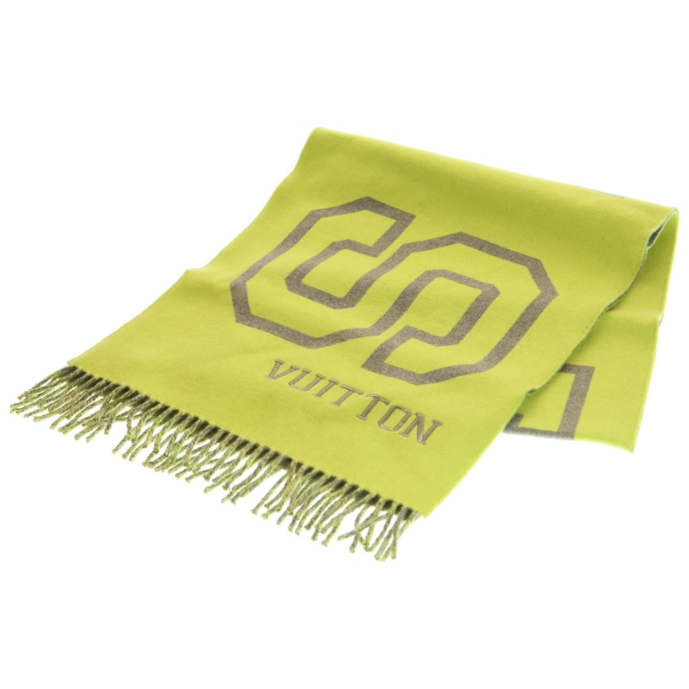 LOUIS VUITTON(ルイヴィトン) エシャルプ シティフルオ マフラー ストール グレー×ネオンイエロー MP2154
