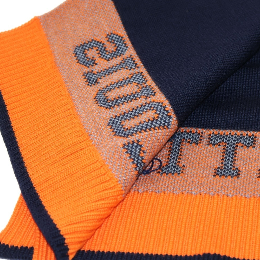 LOUIS VUITTON(ルイヴィトン) エシャルプ ルイ マフラー ロゴ ウール マリンオランジュ マフラー ネイビー/オレンジ M71229