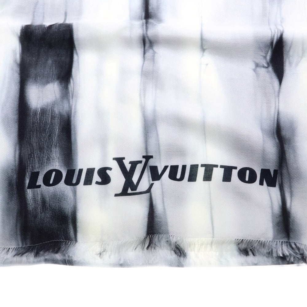LOUIS VUITTON(ルイヴィトン) エトール タイダイ スカーフ マフラー ホワイト×ブラック MP2325