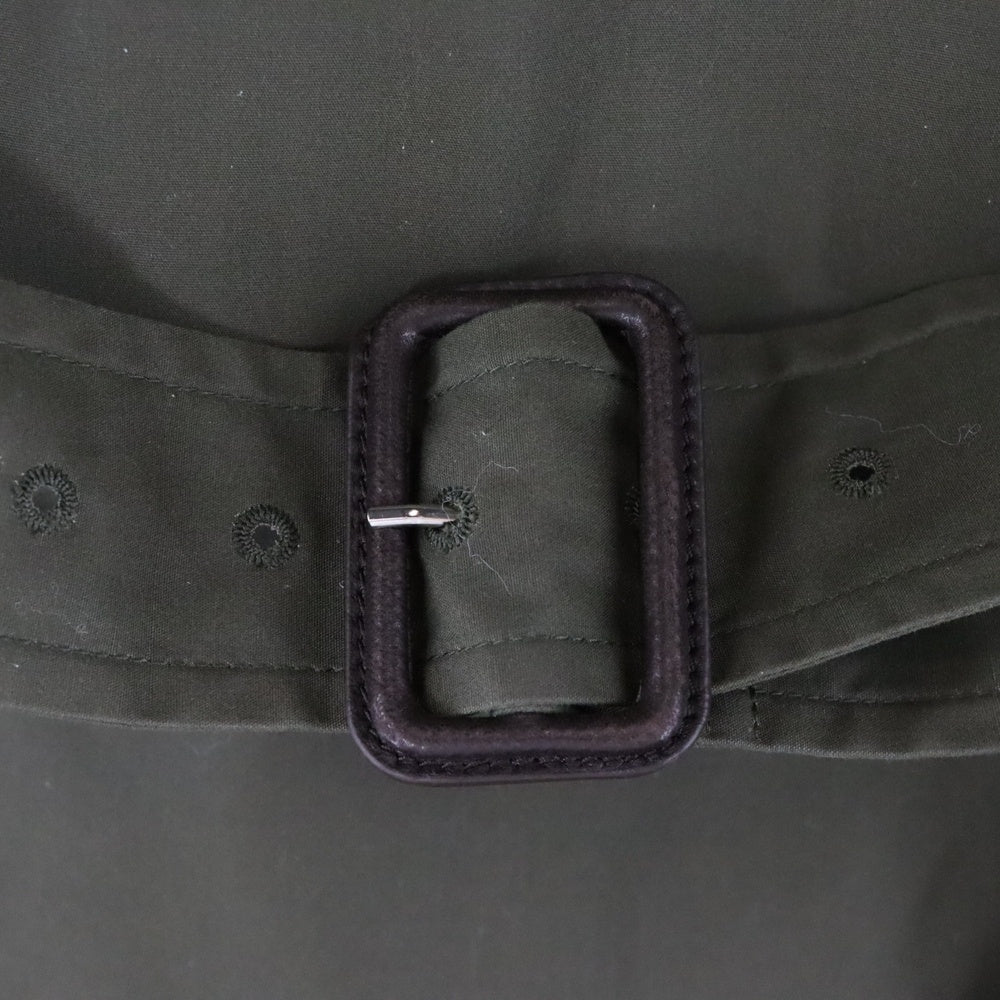 CELINE(セリーヌ) 20SS 裏地トリオンフ総柄 コットン トレンチ ロング コート カーキ 2M015085I