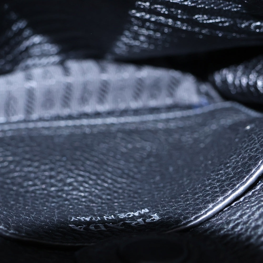 PRADA(プラダ) ヴィッテロダイノソフトレザー ミニ ショルダーバッグ ブラック レザー 1BH191