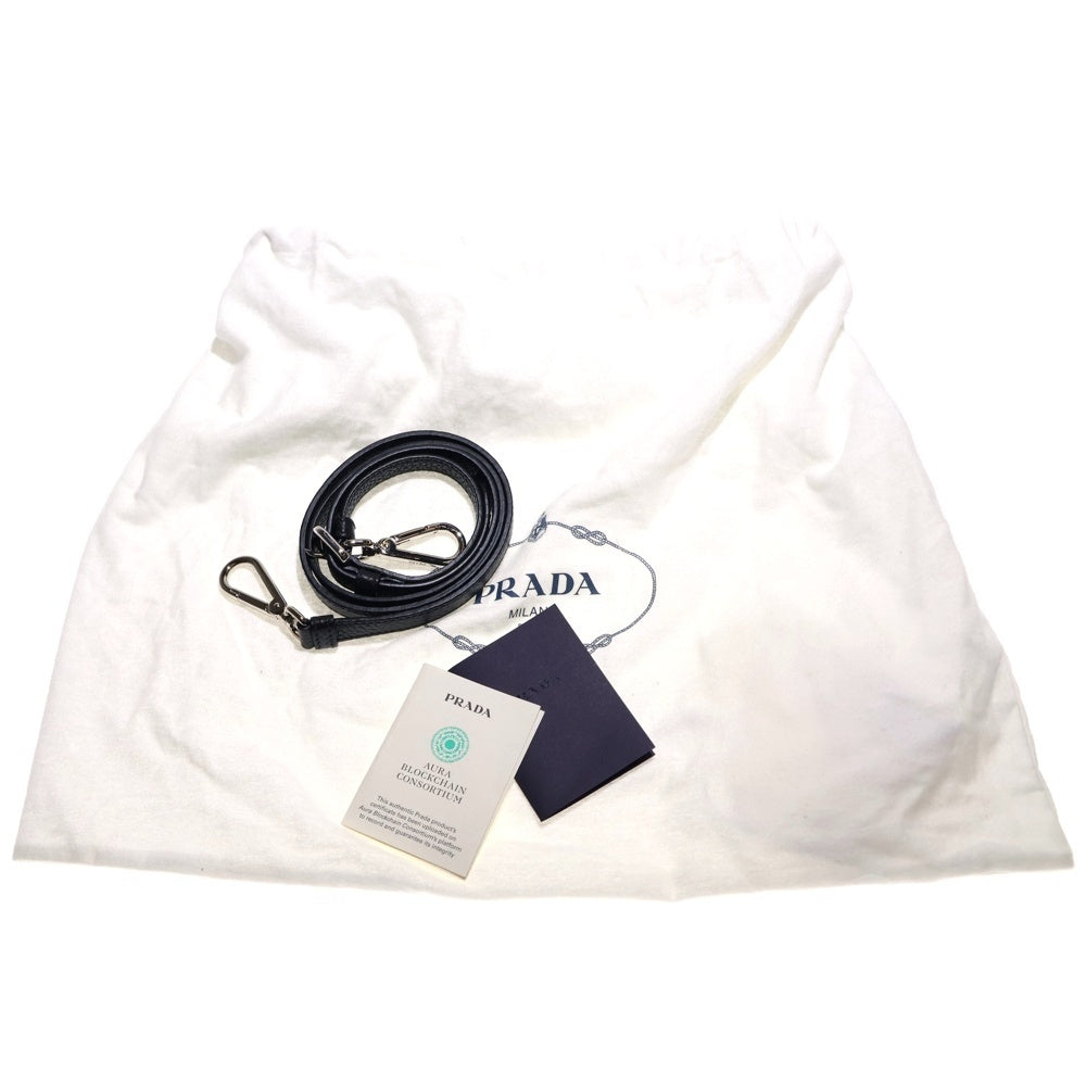 PRADA(プラダ) ヴィッテロダイノソフトレザー ミニ ショルダーバッグ ブラック レザー 1BH191