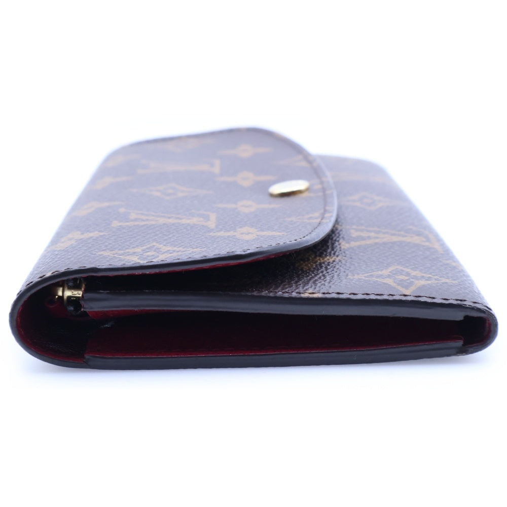 LOUIS VUITTON(ルイヴィトン) ポルトフォイユ エミリー フューシャ モノグラム PVC ロングウォレット 長財布 ゴールド金具 ブラウン M60697