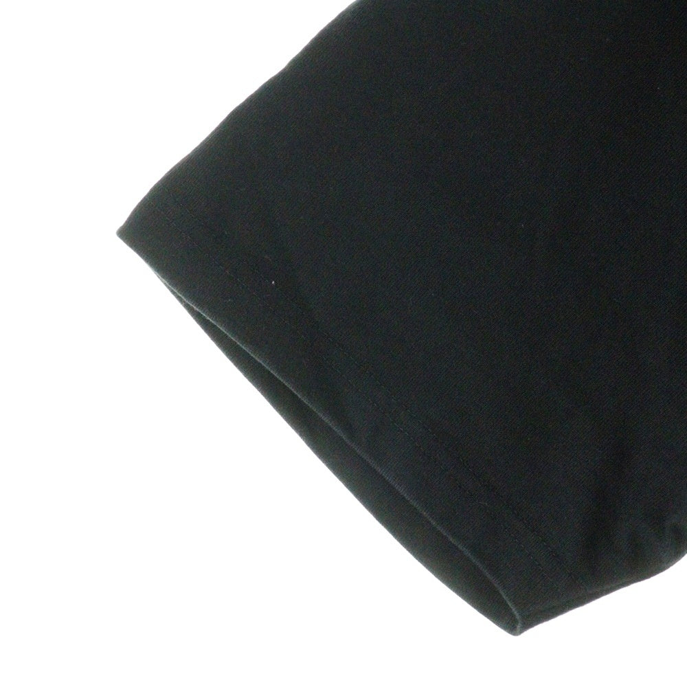 GOD SELECTION XXX(ゴッドセレクショントリプルエックス) フォト ロゴプリント クルーネック 半袖Tシャツ カットソー ブラック GX-A20-ST-02