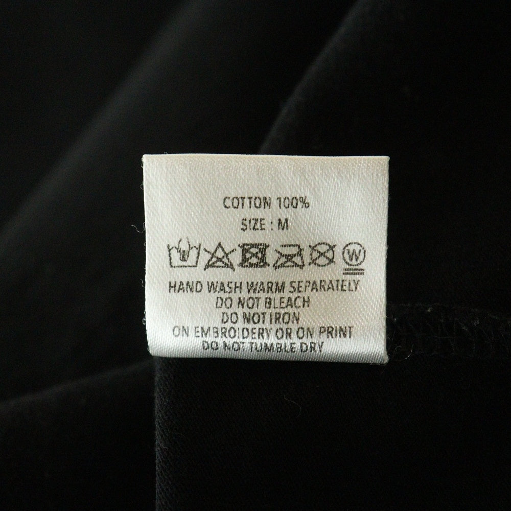 GOD SELECTION XXX(ゴッドセレクショントリプルエックス) フォト ロゴプリント クルーネック 半袖Tシャツ カットソー ブラック GX-A20-ST-02