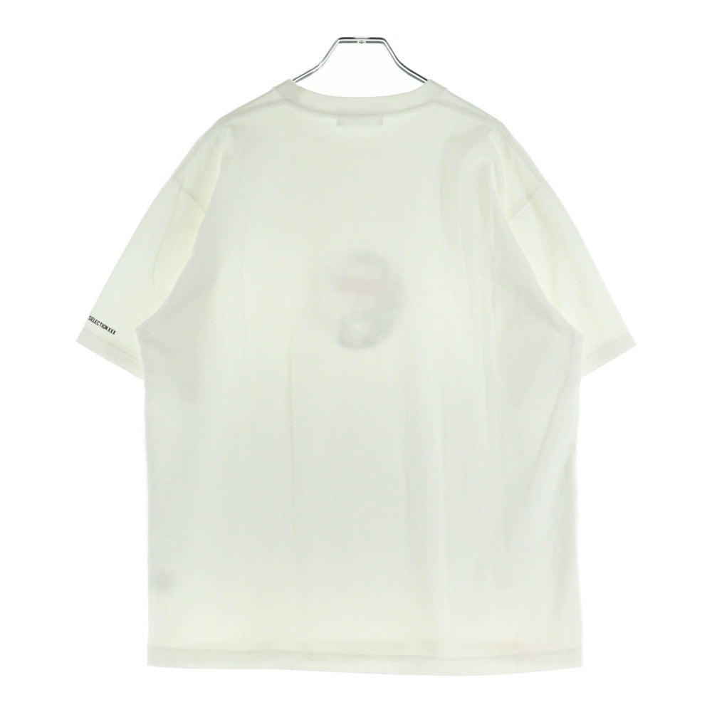 GOD SELECTION XXX(ゴッドセレクショントリプルエックス) GAGA ガガ フォト ロゴプリント クルーネック 半袖 Tシャツ カットソー ホワイト GX-S21-JBST-01