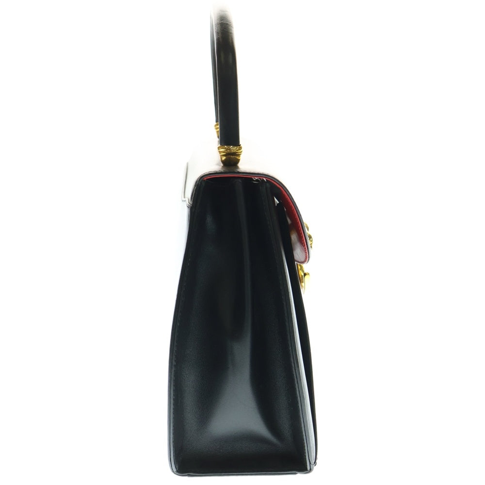 Cartier(カルティエ) パンテール レザー ハンドバッグ ゴールド金具 ブラック L1000121