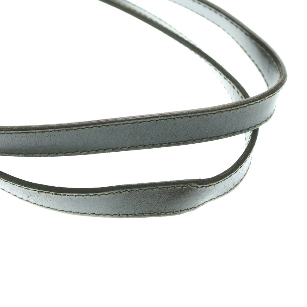 GUCCI(グッチ) ロゴレザー切替ナイロントートバッグ ハンドバッグ ブラウン