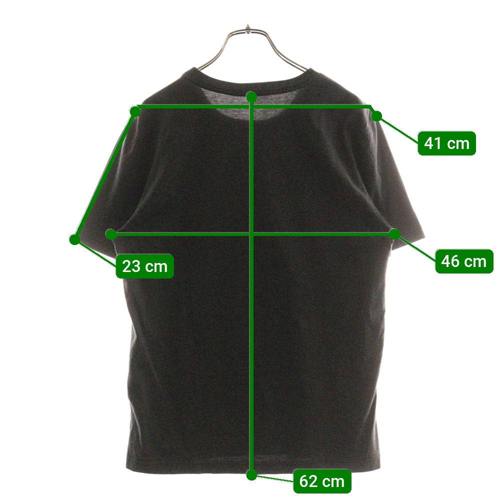 LOUIS VUITTON(ルイヴィトン) 17SS ワンポイントロゴ刺繍 クルーネック 半袖Tシャツ カットソー グレー RM171Q JC8 HAY50W