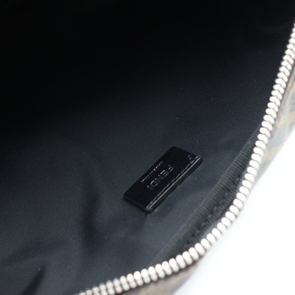 FENDI(フェンディ) ズッカ セカンドポーチ クラッチバッグ ブラウン キャンバス 7N0116