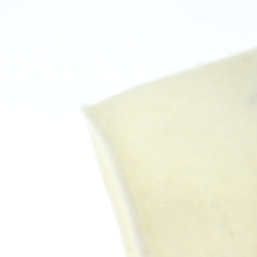 MARC JACOBS(マークジェイコブス) 23AW PILLED CAPSLEEVE VEST パイルド キャップスリーブ ロゴプレート ノースリーブ クルーネック ウールニット ベスト ホワイト レディース 2S4RTP017K14