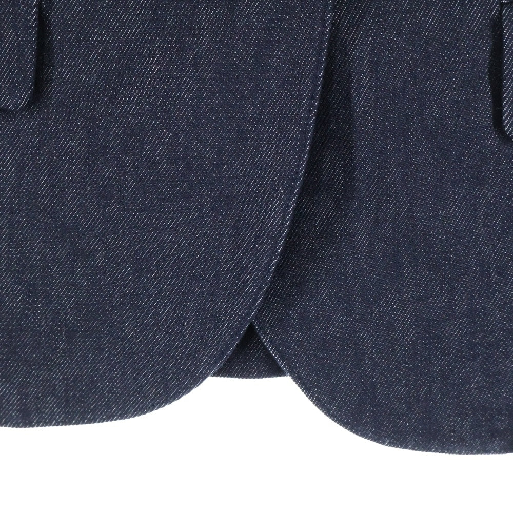 FENDI(フェンディ) アームロゴ刺繍 デニム 3B テーラードジャケット インディゴ レディース FLF765 AQ90