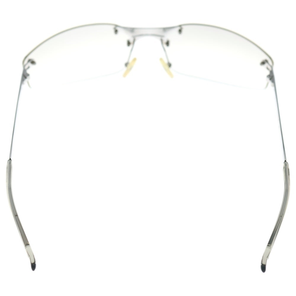 Christian Dior(クリスチャンディオール) リムレス メガネ アイウェア シルバーフレーム グラデーションレンズ