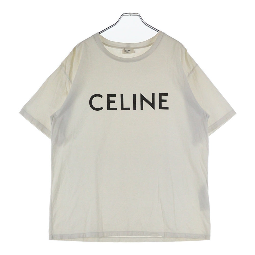 CELINE(セリーヌ) 22AW ルーズフィットロゴプリント半袖Tシャツ 