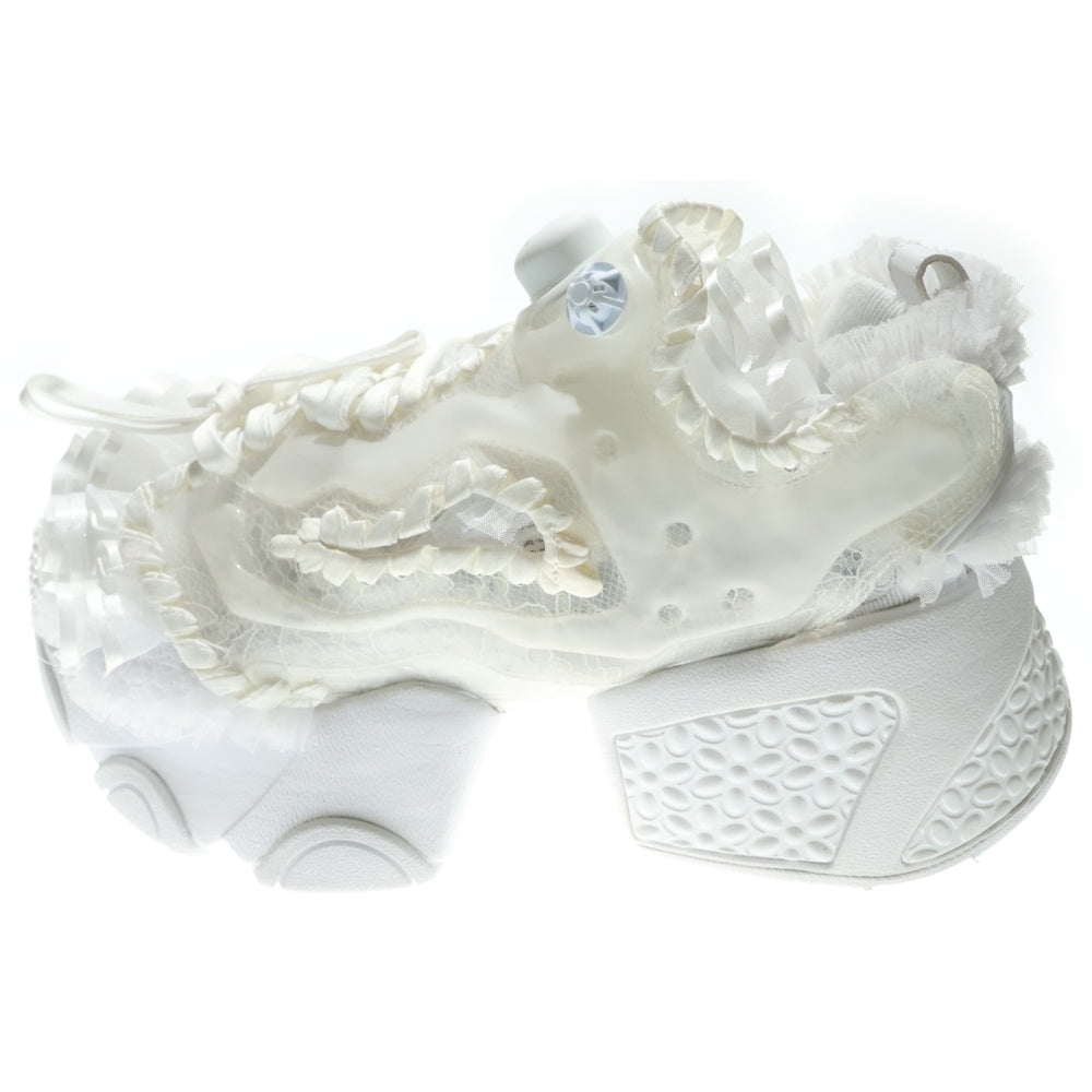 NOIR KEI NINOMIYA(ノワール ケイニノミヤ) 24AW ×Reebok FULLY FULLY リーボック ポンプフューリー ビーズ刺繍 厚底 ローカットスニーカー レディース RMIA06YC99MAT0010100