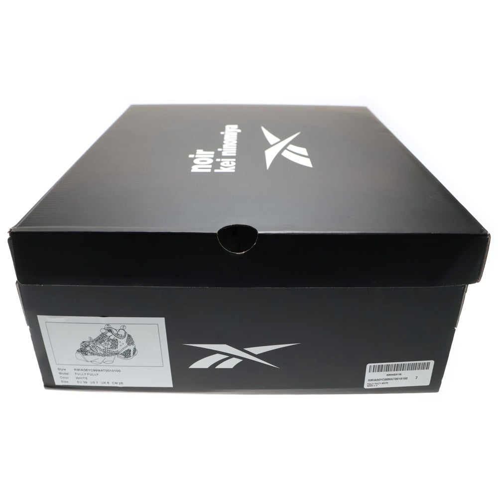NOIR KEI NINOMIYA(ノワール ケイニノミヤ) 24AW ×Reebok FULLY FULLY リーボック ポンプフューリー ビーズ刺繍 厚底 ローカットスニーカー レディース RMIA06YC99MAT0010100