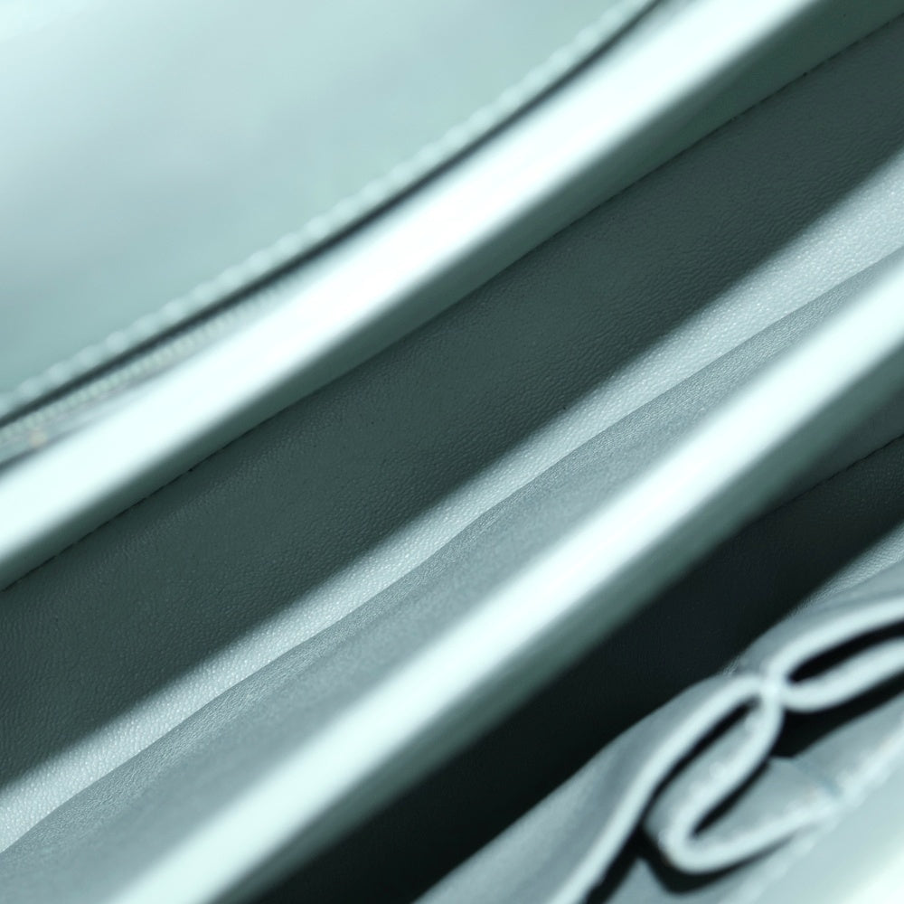 CHANEL(シャネル) トレンディCC トップハンドル 2wayショルダーバッグ ハンドバッグ ミント ラムスキン ゴールド金具