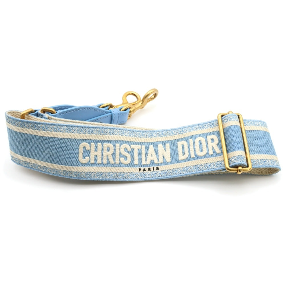 Christian Dior(クリスチャンディオール) レディディオール ミディアム ウィッカー ハンドバッグ ショルダーバッグ カゴバッグ ライトブルー×ベージュ ラタン×レザー×キャンバス ゴールド金具