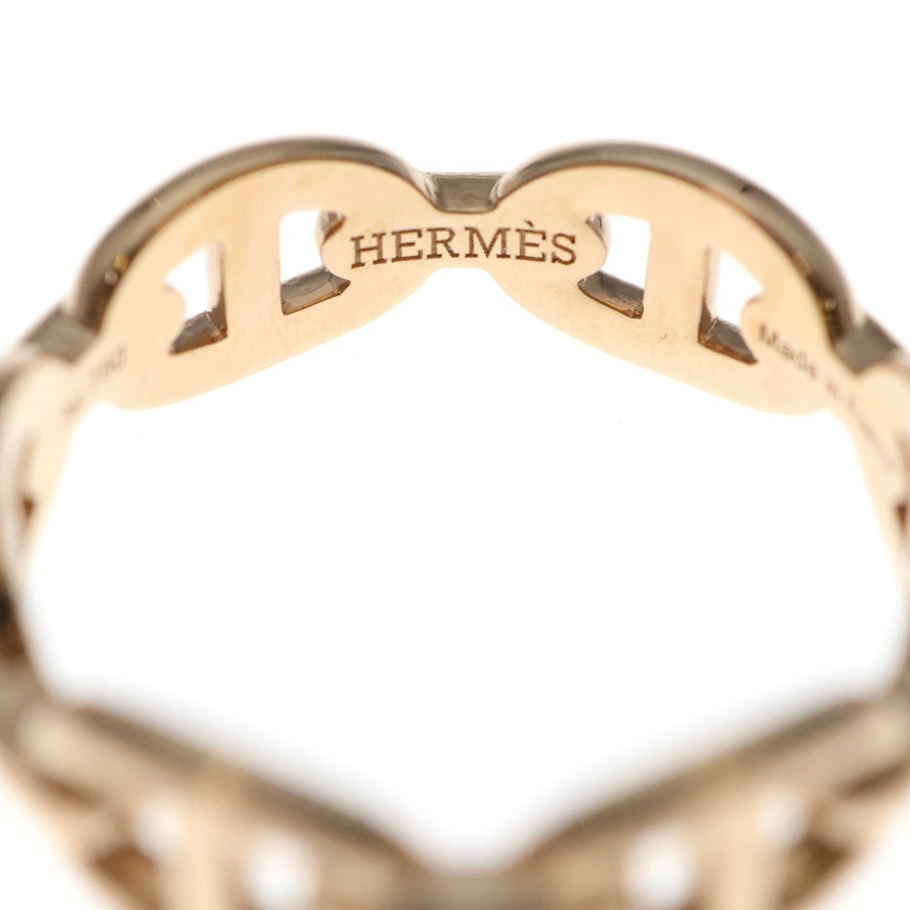 HERMES(エルメス) シェーヌダンクル アンシェネリング 指輪 Au750PG ピンクゴールド