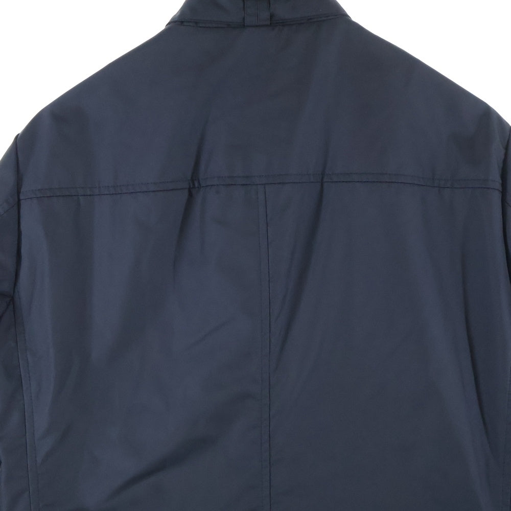 MOORER(ムーレー) NABUCCO-KM ナブッコ スタンドカラー ジップアップ ナイロンジャケット ブラック