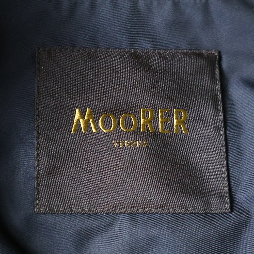 MOORER(ムーレー) NABUCCO-KM ナブッコ スタンドカラー ジップアップ ナイロンジャケット ブラック