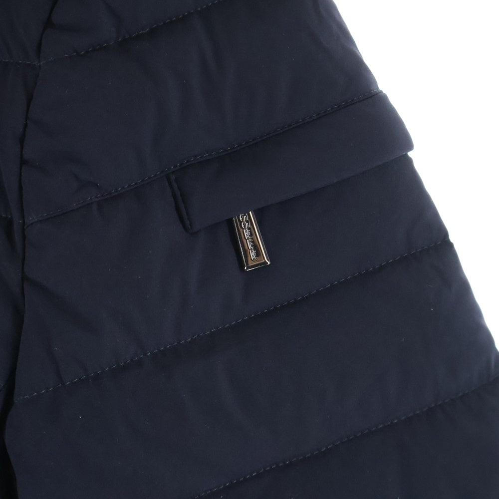 MOORER(ムーレー) RAY-KN レイ スタンドカラー ジップアップ ダウンジャケット ネイビー